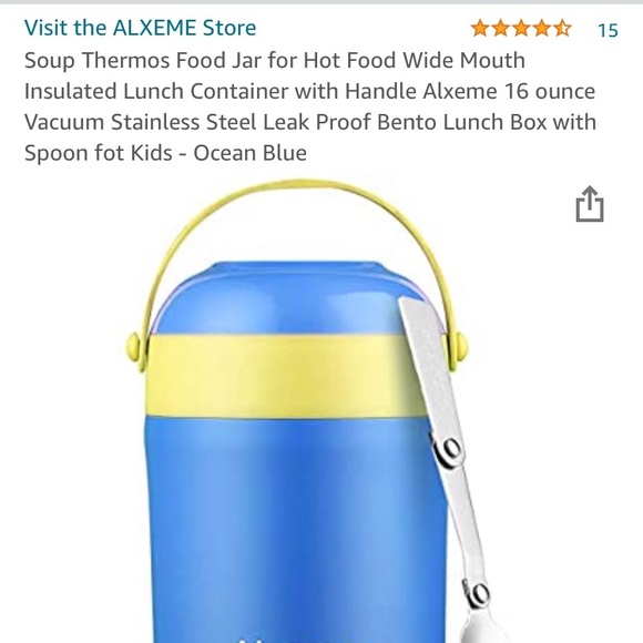 Alxeme 16oz thermos- brand new - Picture 1 of 10